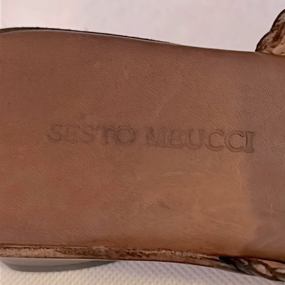 Sesto Meucci Braided Leather Sandals Size 8N - EUC - Picture 8 of 11